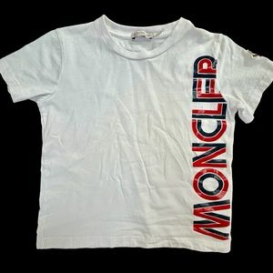 Moncler Jr Logo print Boys T-shirt white Size 8